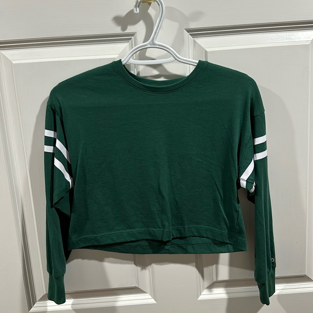 Long sleeve crop T-shirt